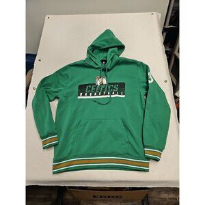 Boston Celtics NBA Green Shamrock SIZE Large Apparel Hoodie Kangaroo Pockets